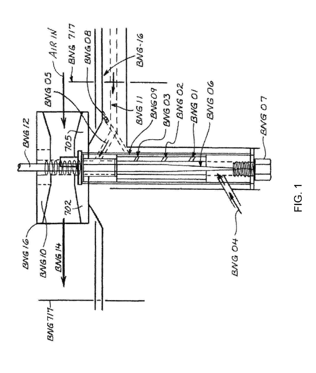 Fuel air delivery circuit with enhanced response, fuel vaporization and recharge