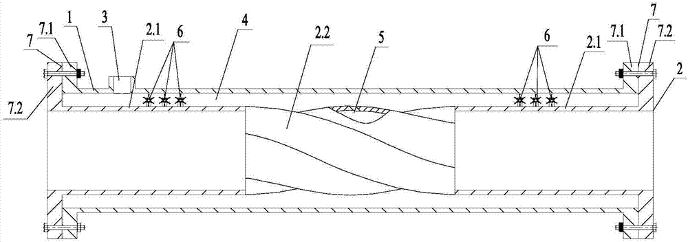 Pipeline mud conveying device