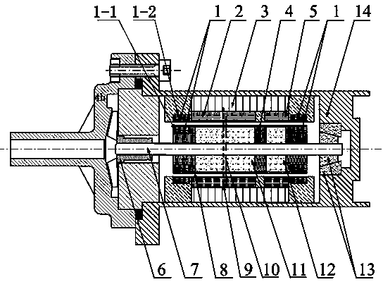 Method for suspending motor rotor of micro motor mechanical pump