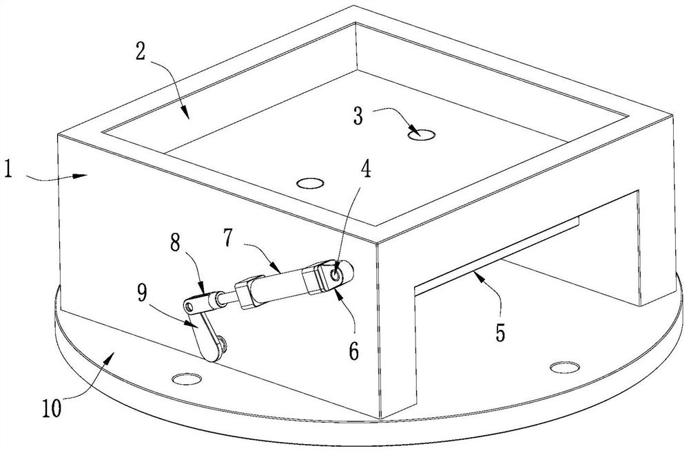 Washing machine shell punch forming mold with demolding assembly