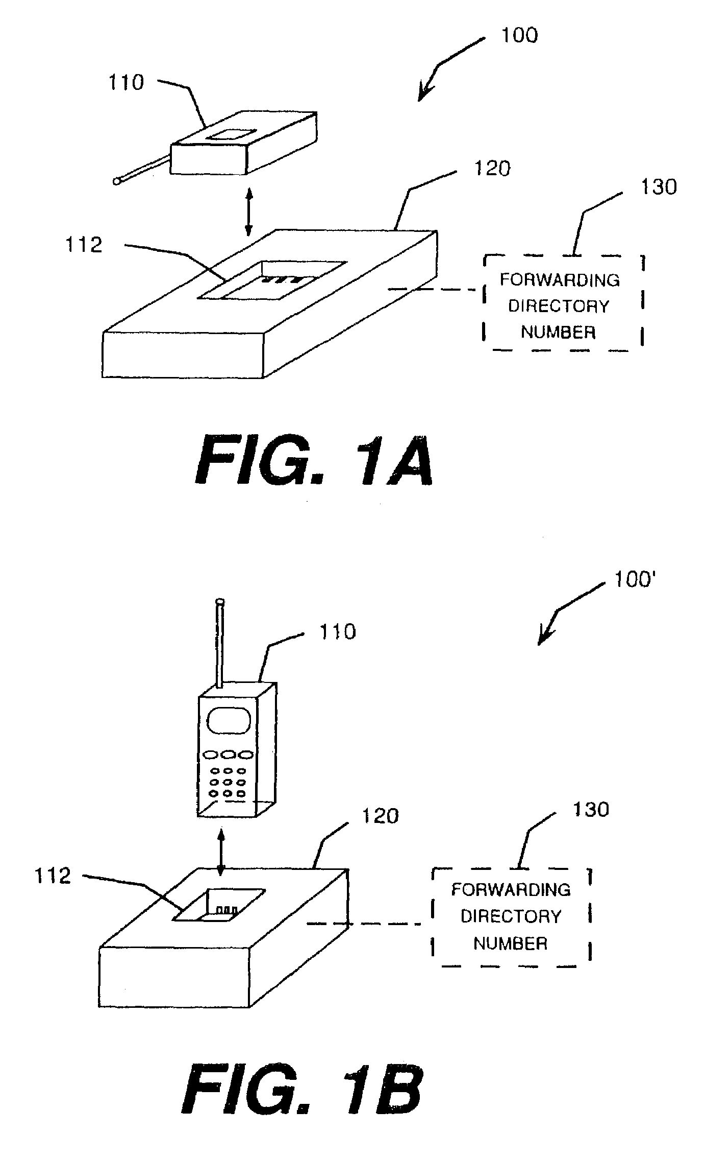 Automatic telephone service forwarding device