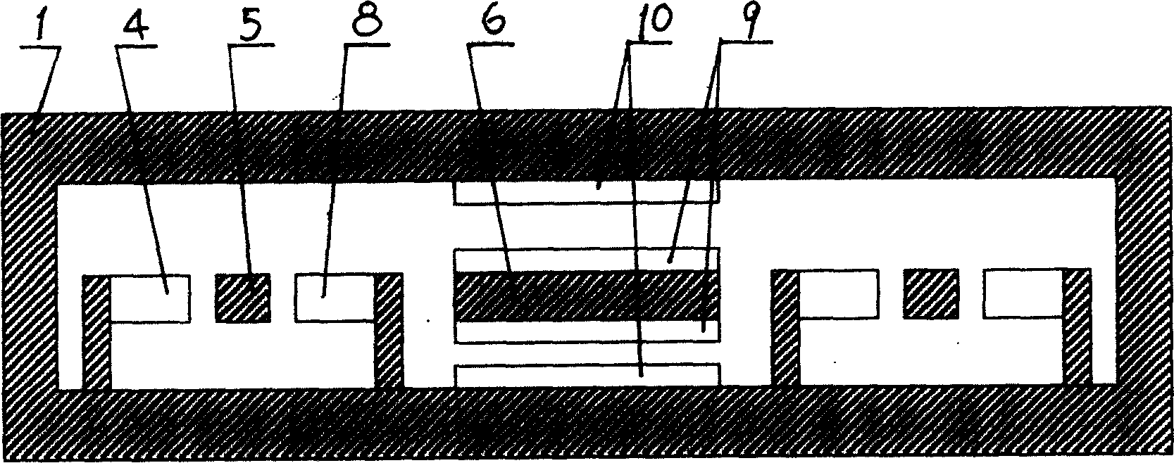 Single chip double inertia parameter accelerometer gyroscope