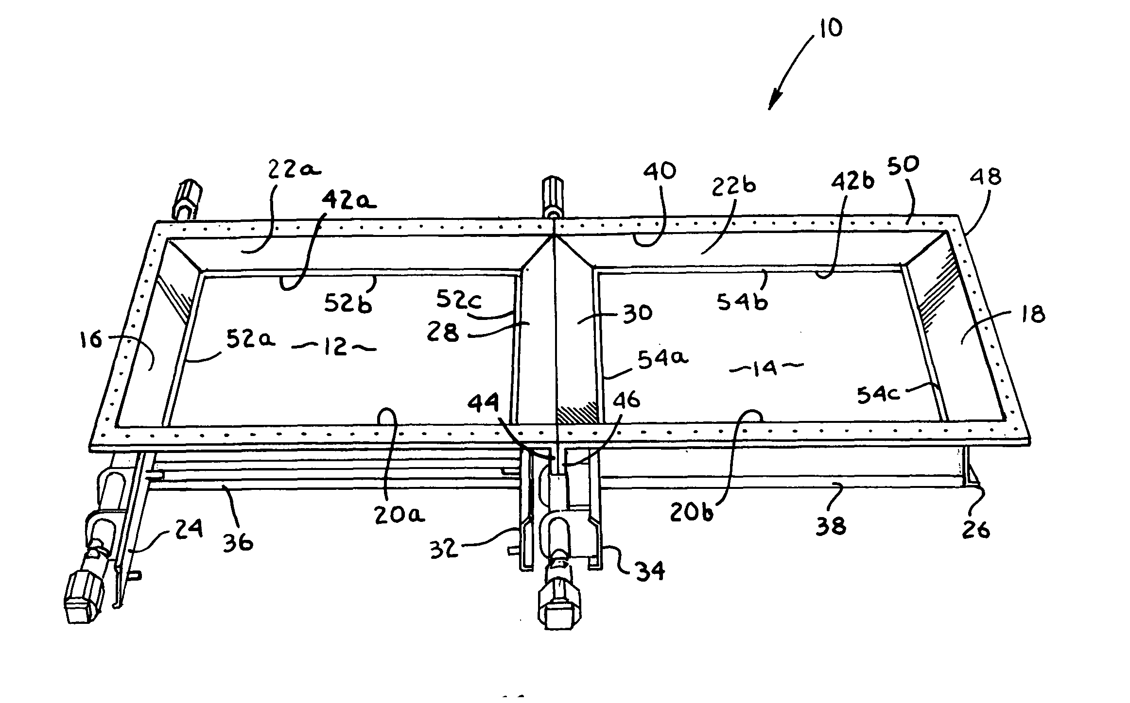 Hopper car gate with a laterally opening door