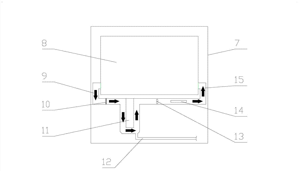 Condensing unit and clothes dryer with condensing unit