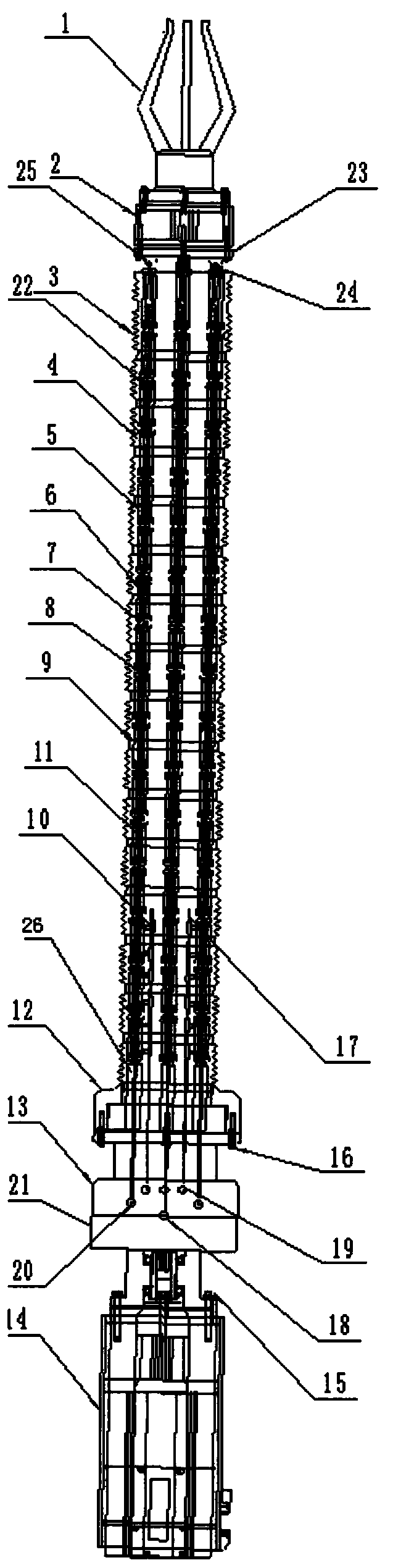 Hydraulic flexible robot joint and robot