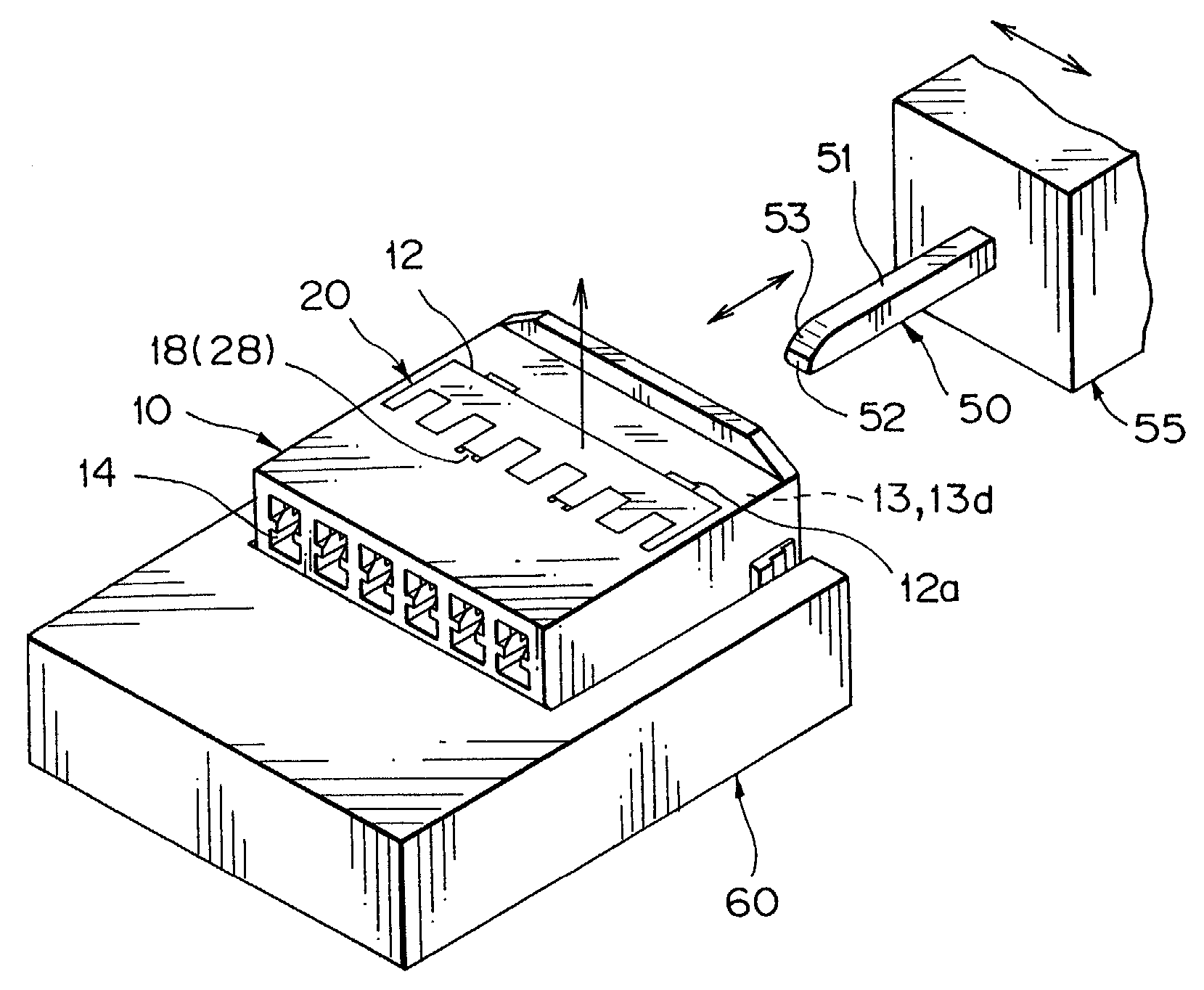 Process for assembling connector