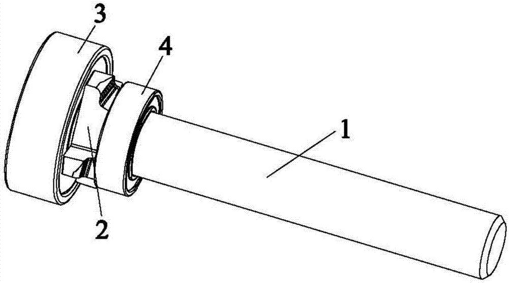 Bearing-combination tungsten-steel profile cutter and processing method thereof