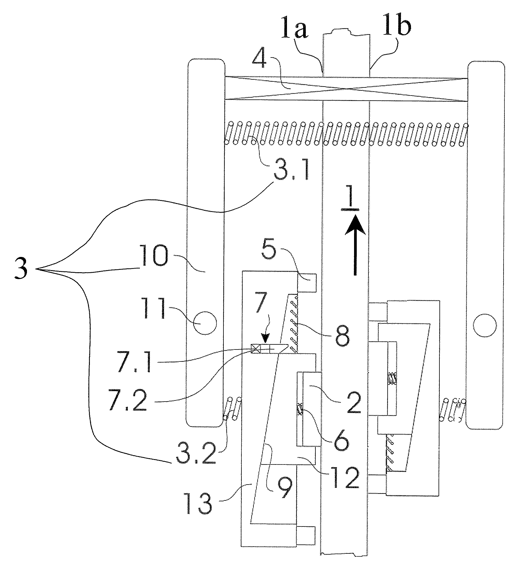 Brake equipment for holding and braking an elevator car in an elevator installation and a method of holding and braking an elevator installation