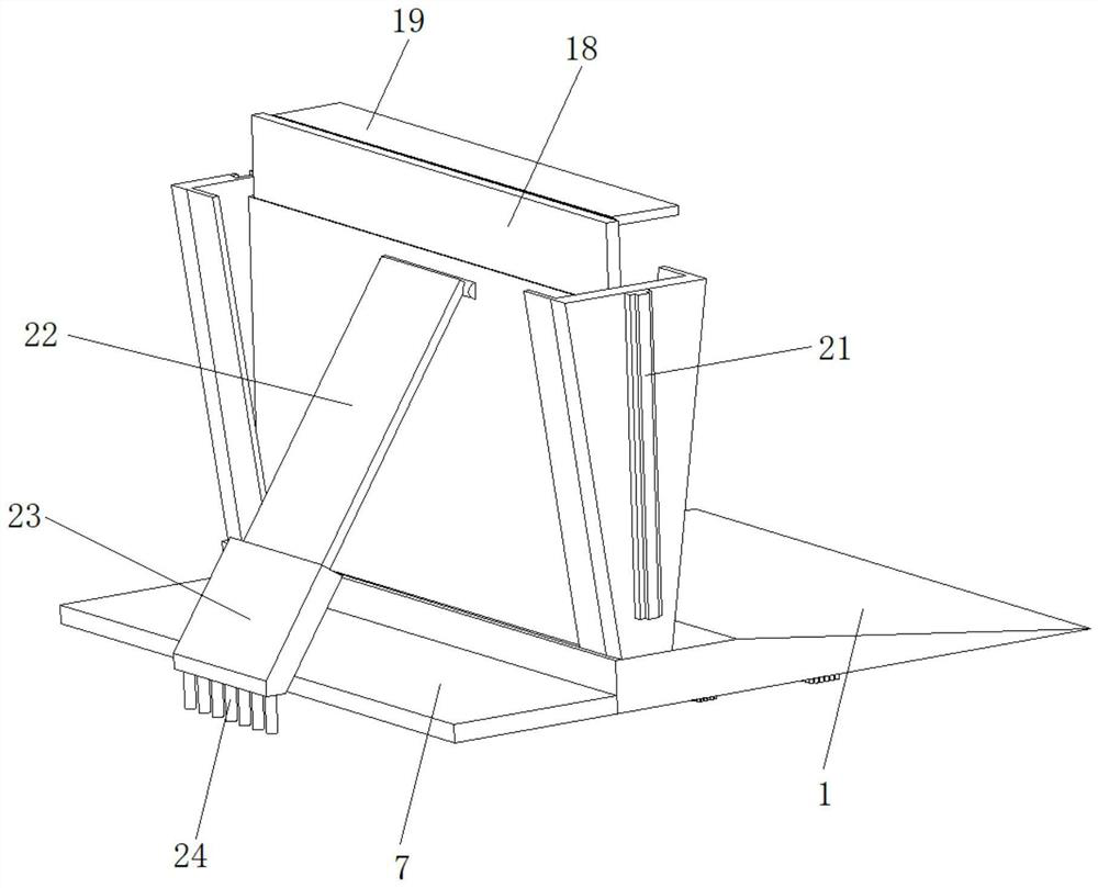 Anti-permeation portable water baffle capable of achieving automatic supporting for municipal flood prevention