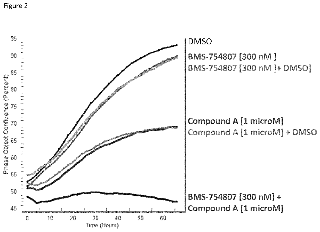 Combinations of an FGFR inhibitor and an IGF1R inhibitor