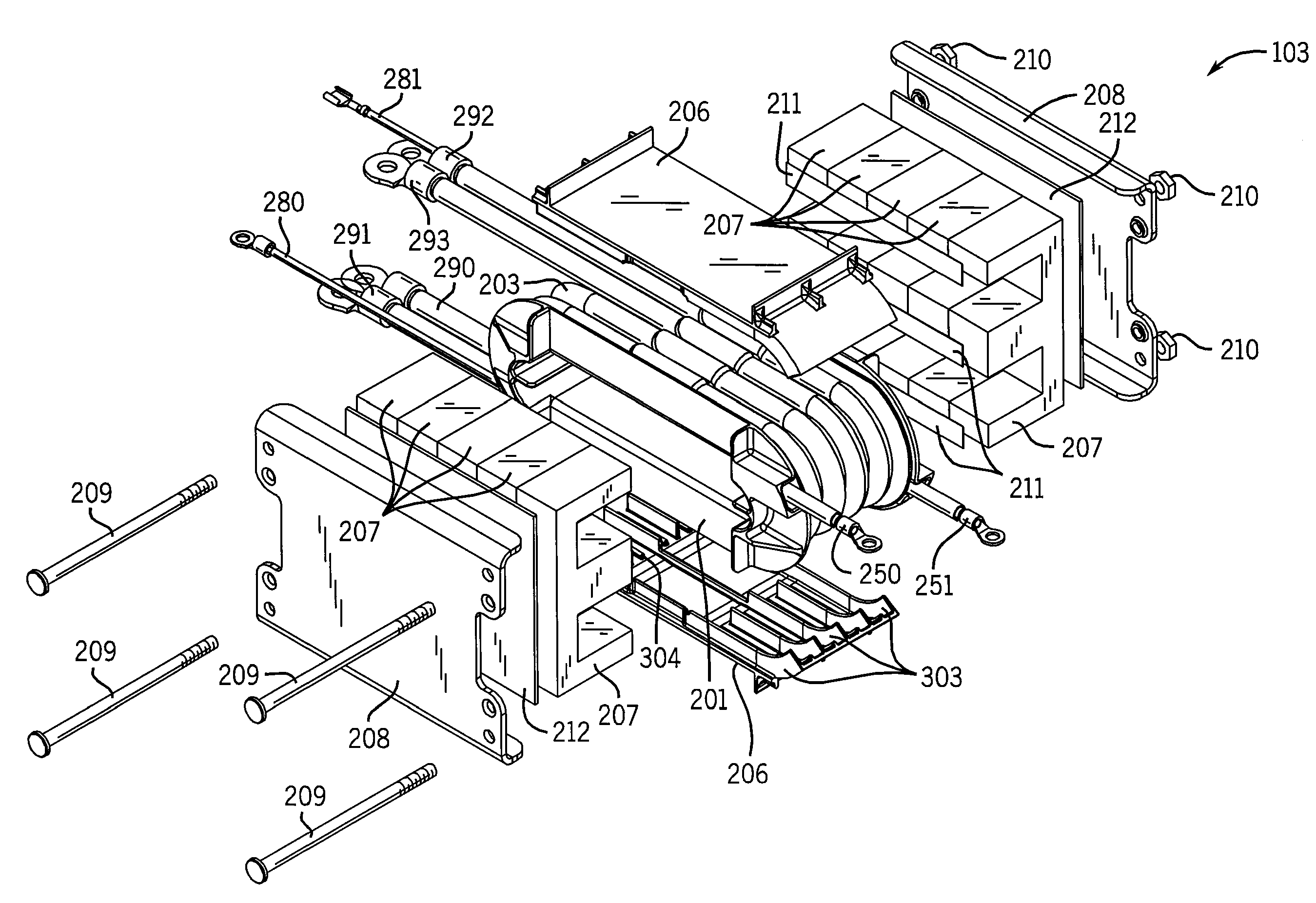 Battery charger with high frequency transformer