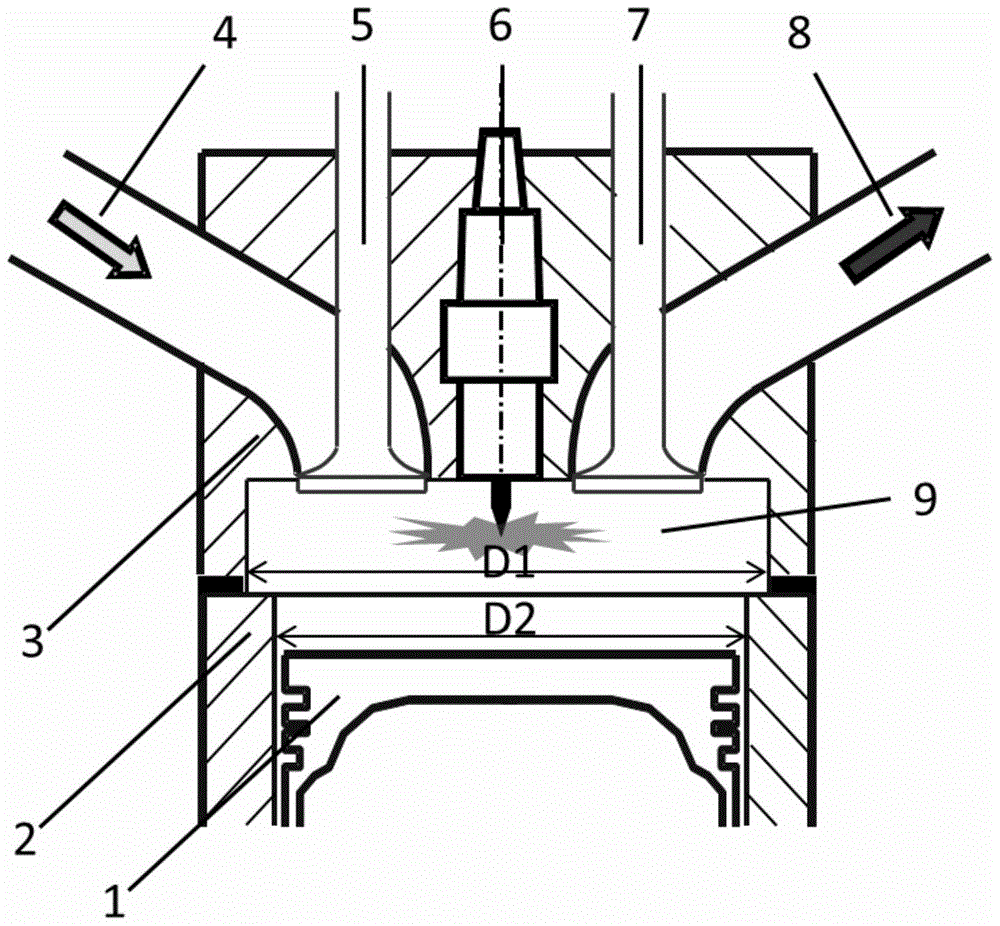 Combustion System of Microwave Plasma Ignition Internal Combustion Engine