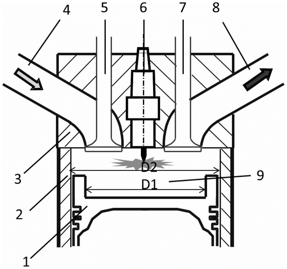 Combustion System of Microwave Plasma Ignition Internal Combustion Engine