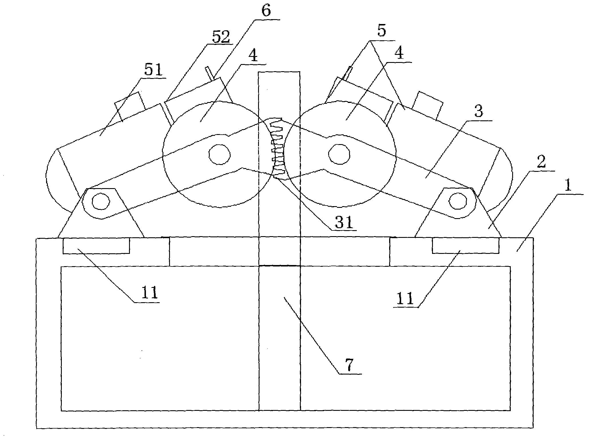 Continuous tube drawing device