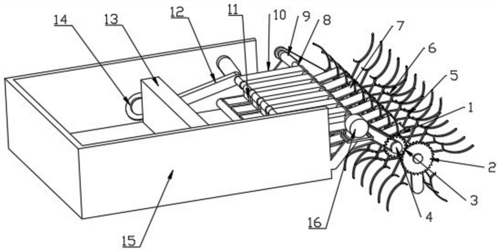 Water surface garbage cleaning device