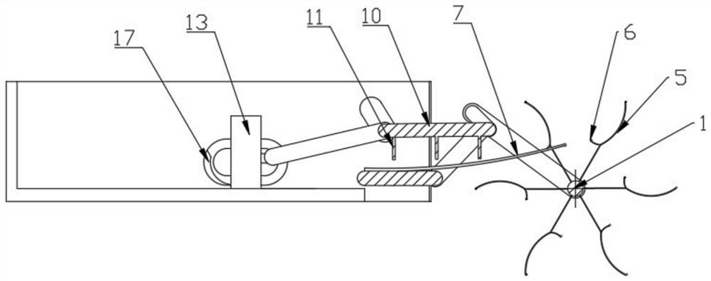 Water surface garbage cleaning device