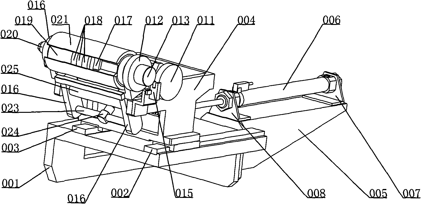 Tape sticking device