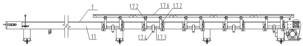 Parting conveying method and parting conveying device for aerated concrete products