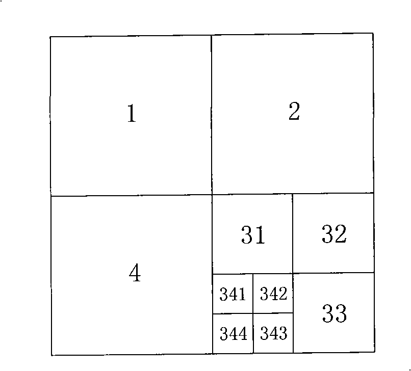 Multilevel sliced sheet processing method for vector map data