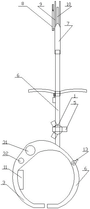 High-altitude regeneration obstacle clearing device for power grid