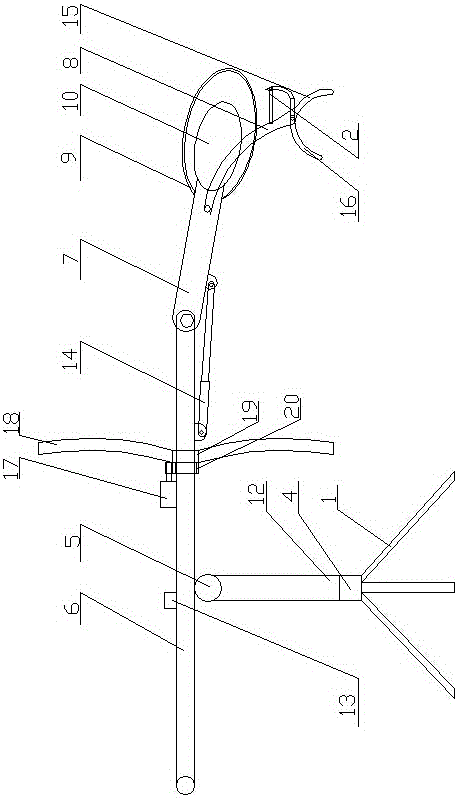 High-altitude regeneration obstacle clearing device for power grid