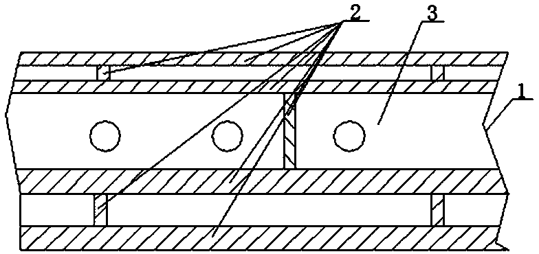 Repair method of the sealing surface of the middle part of the pressure vessel