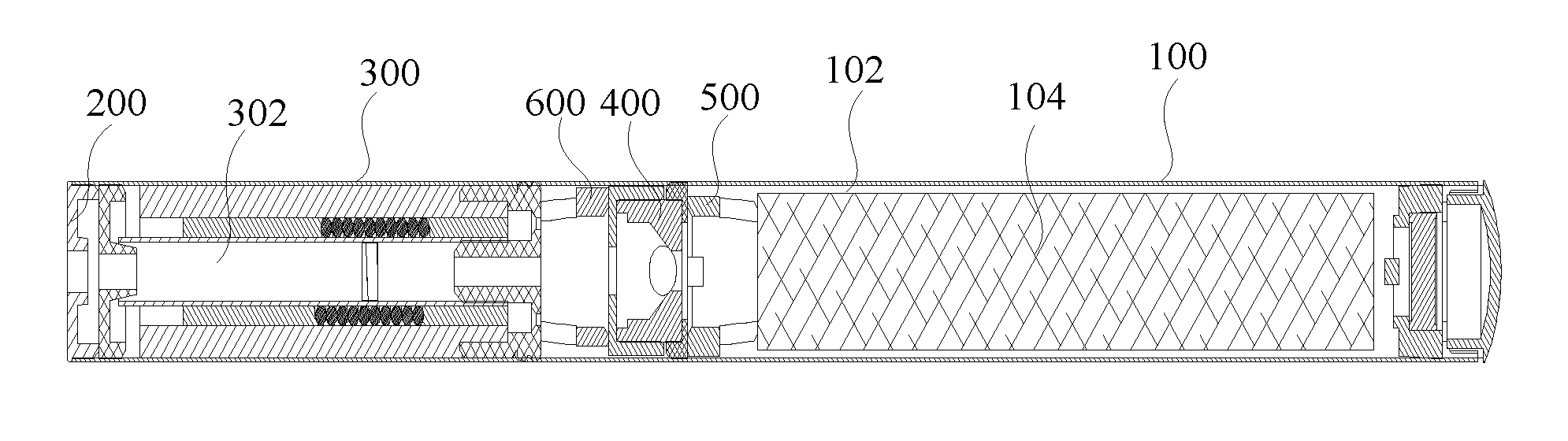 Electronic cigarette and method for adjusting flow rate of gas flow of electronic cigarette