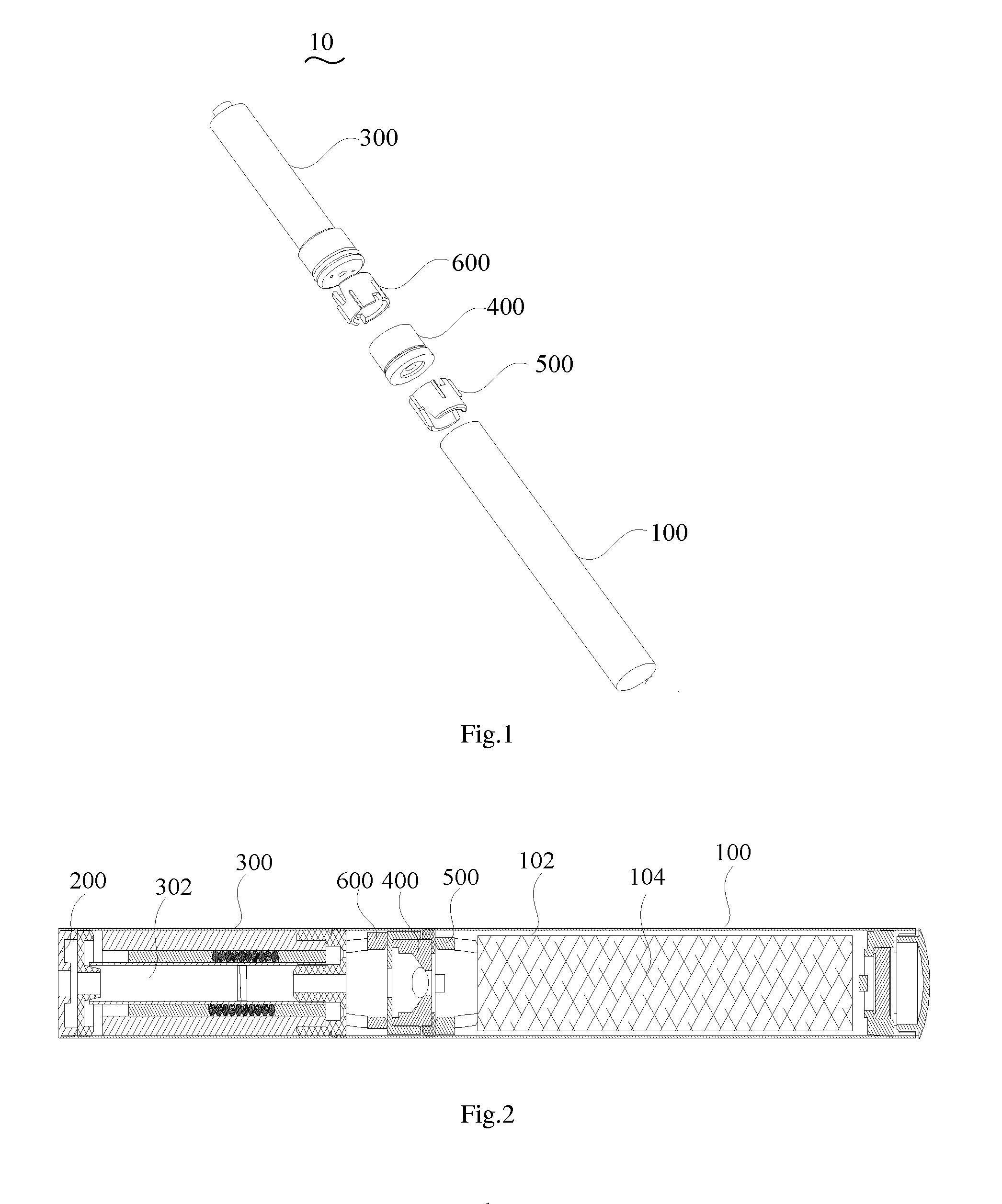 Electronic cigarette and method for adjusting flow rate of gas flow of electronic cigarette