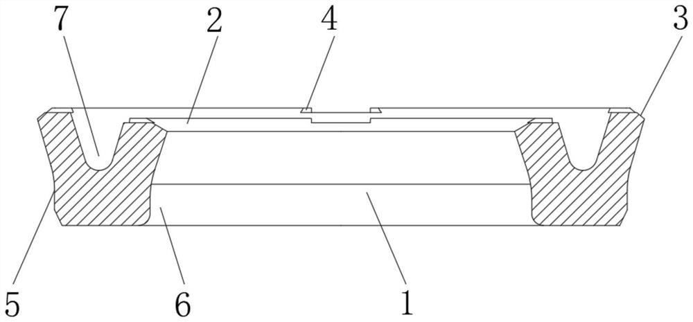 IUI main oil seal oil cylinder sealing element and machining process thereof