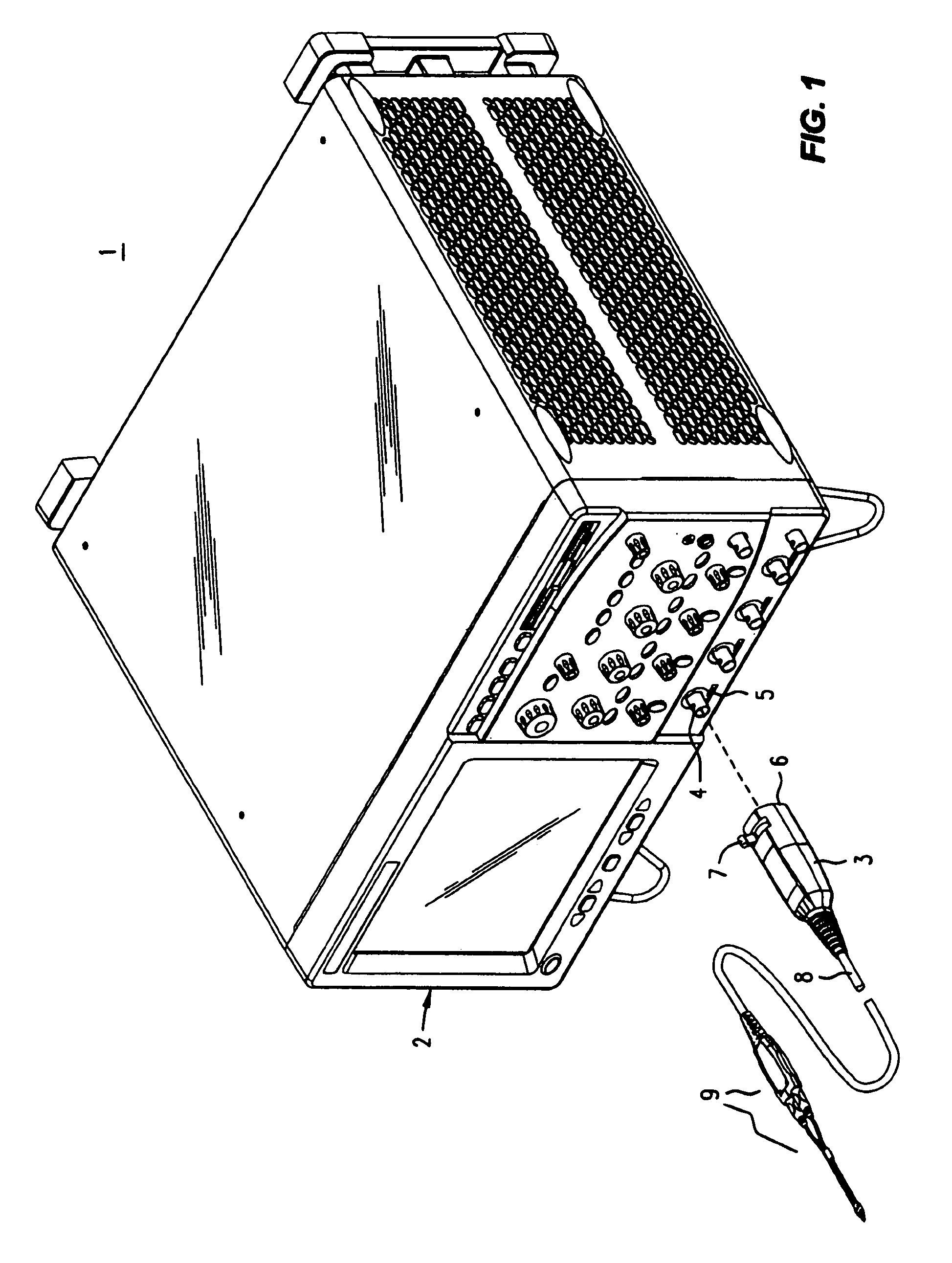 High bandwidth oscilloscope probe with replaceable cable