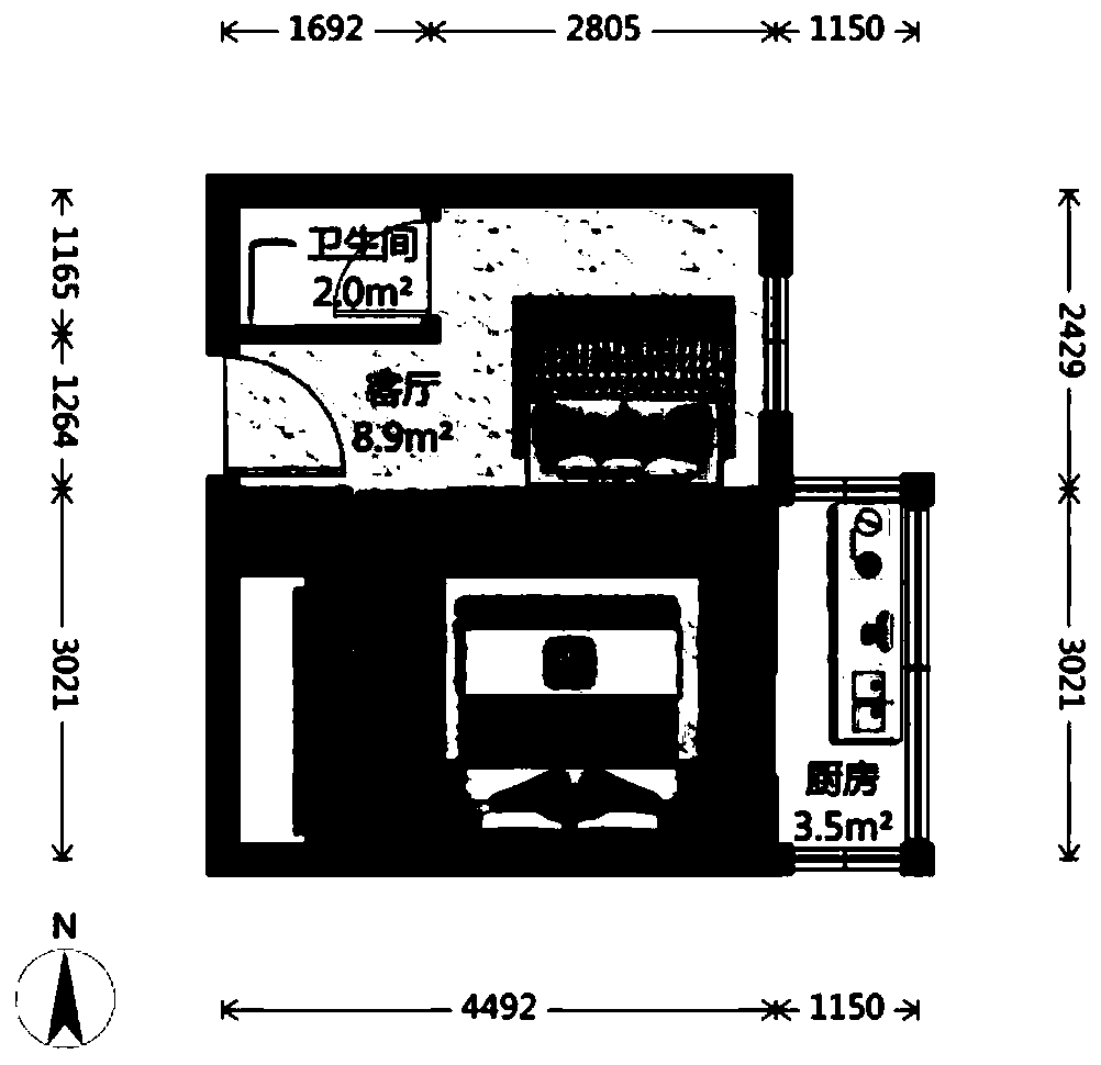 Method and device for automatically generating residential building plane