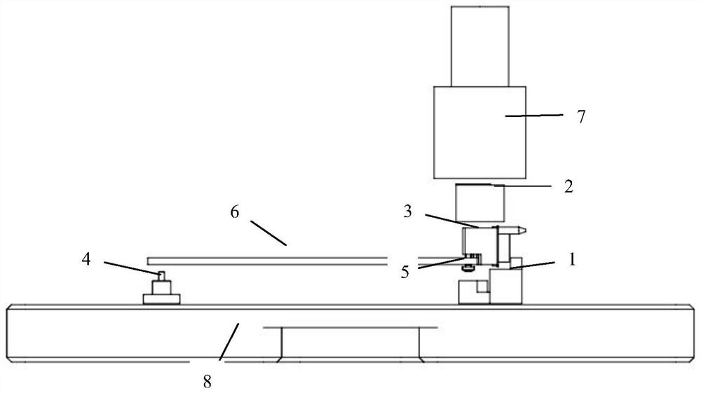 Welding-free crimping tool for inserting high-speed signal connector into high-density PCB