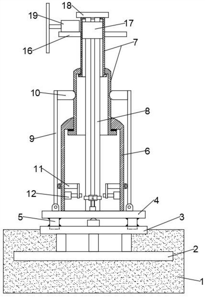 Mounting rack for wind driven generator