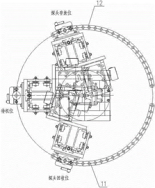 Fully-automatic molten steel temperature measurement and sampling device