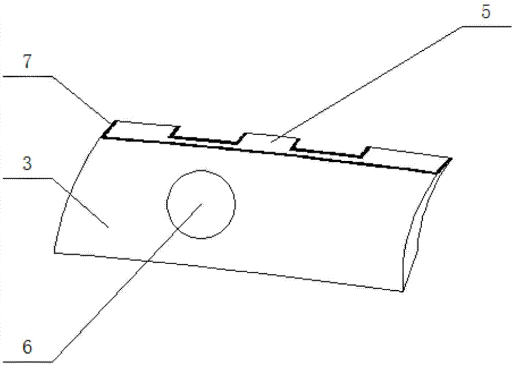 Copper strip flexible connection part facilitating heat dissipation