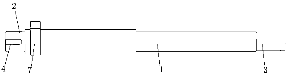 Rotating shaft used for motor