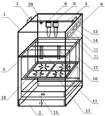 Stored grain pest trapper with temperature control pest killing device