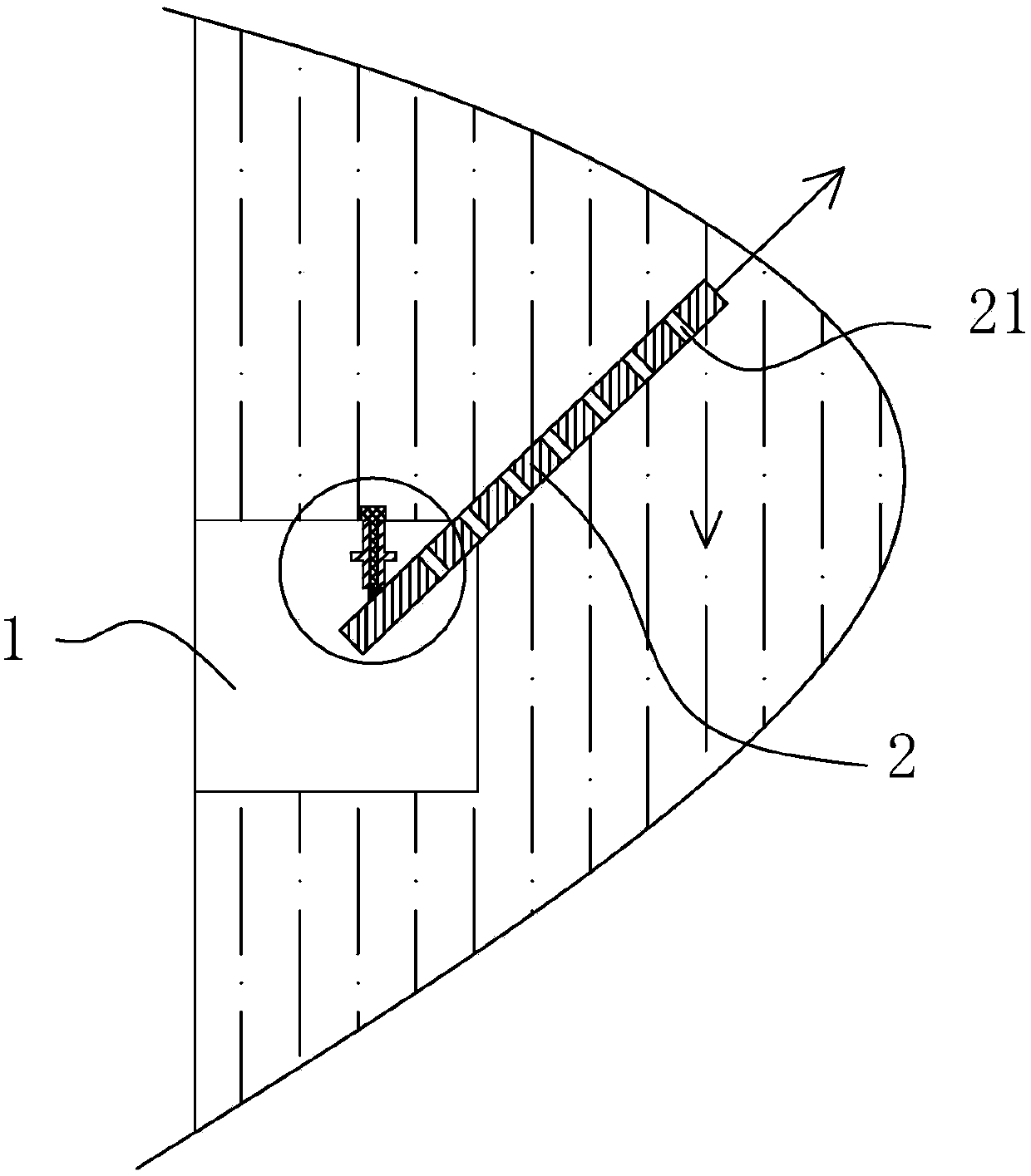 River garbage interception structure for municipal engineering