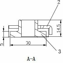 Rear subframe and automobile body connection structure of automobile