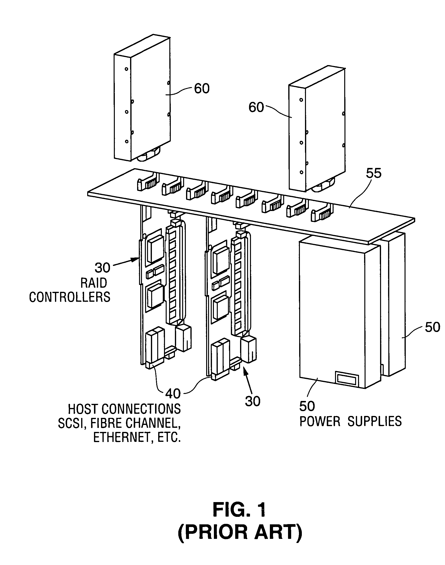 Apparatus for removably securing storage components in an enclosure