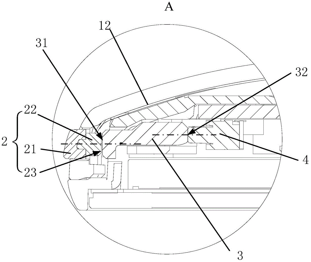 Key structure and mobile terminal