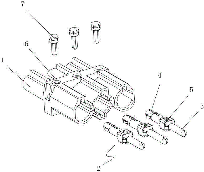 Latch type wiring terminal