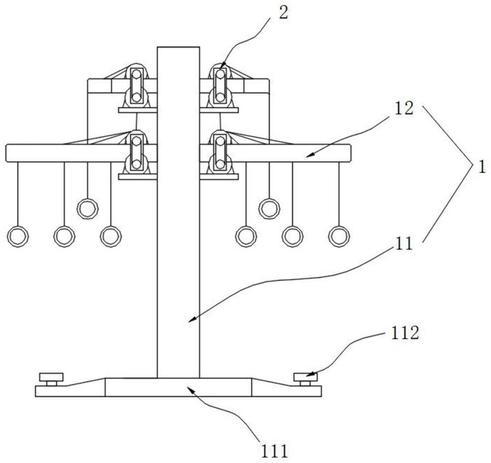 Intelligent backpack storage rack and use method thereof