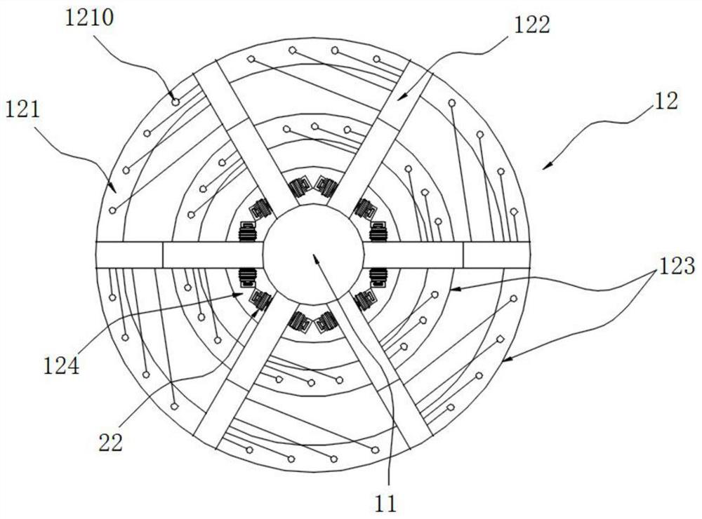 Intelligent backpack storage rack and use method thereof