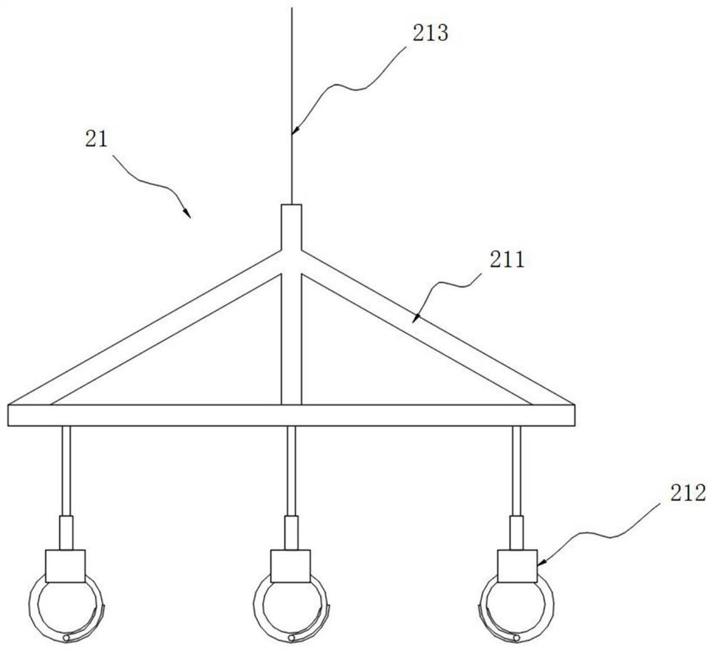 Intelligent backpack storage rack and use method thereof