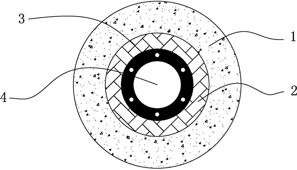 Scouring pad drawing wheel and manufacturing method thereof