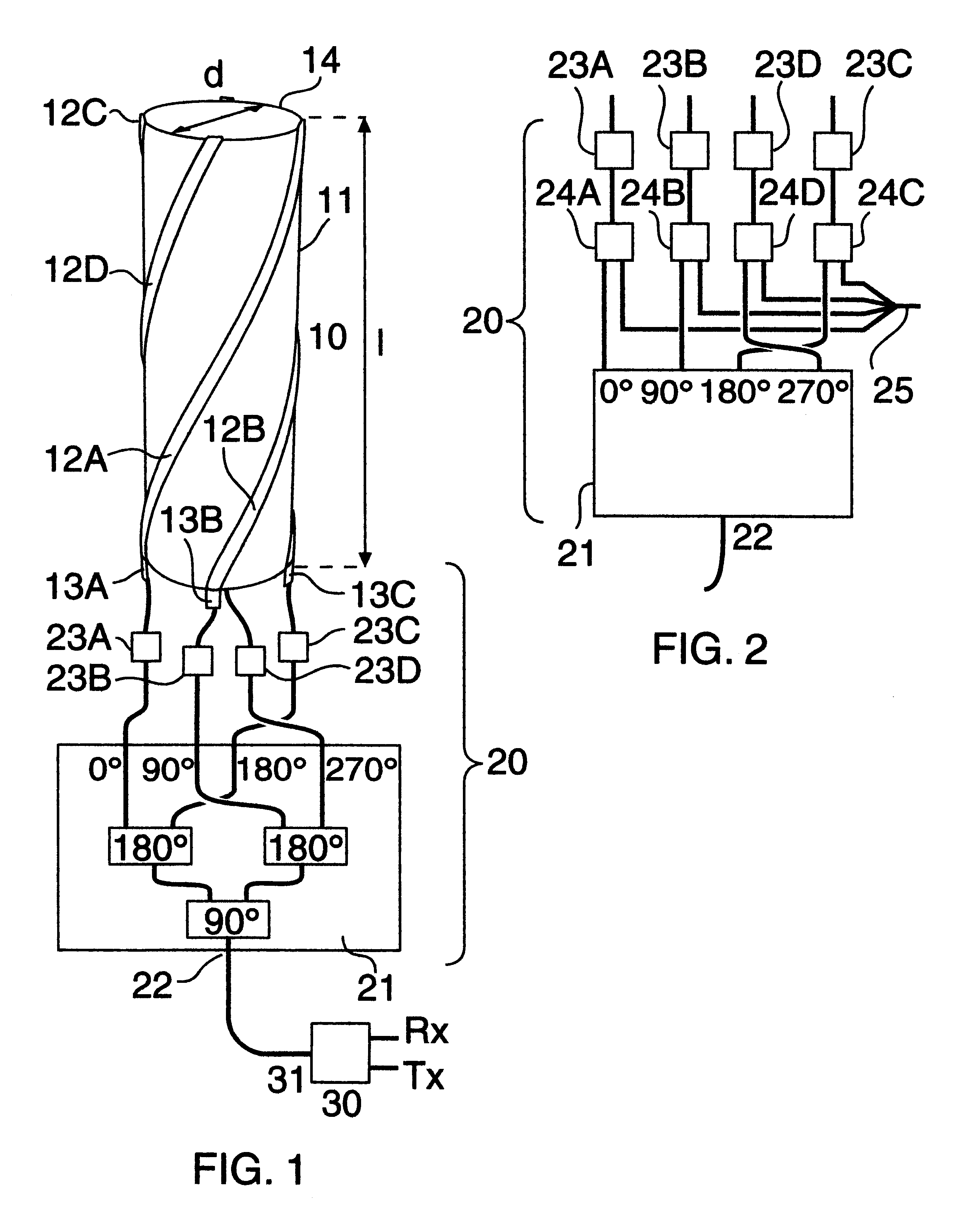 Antenna system and a radio communication device including an antenna system