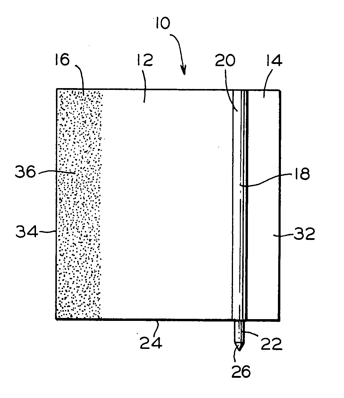 Sanitary disposable writing instrument, method of making, and dispenser therefore