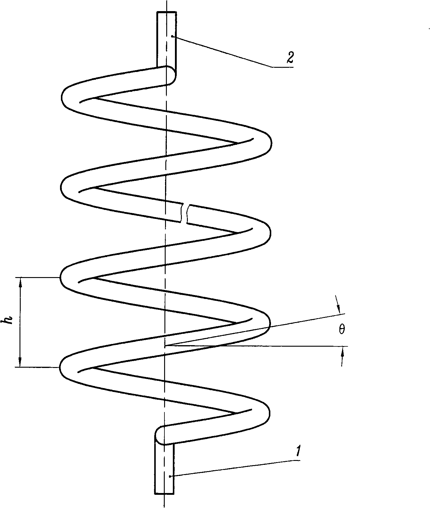 Spiral heat exchange tube