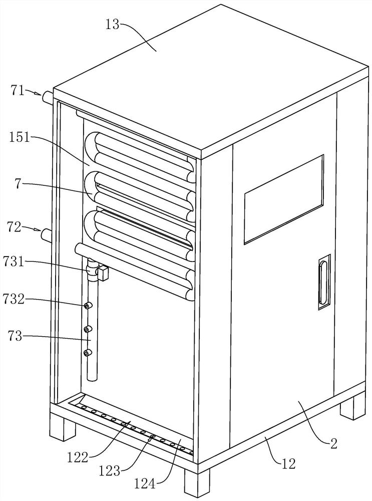 Transformer distribution box convenient for heat dissipation